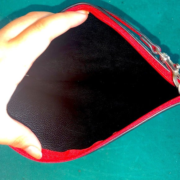 NWOT Red & Black Calvin Klein Tote Bag with Wristlet - Picture 11 of 15